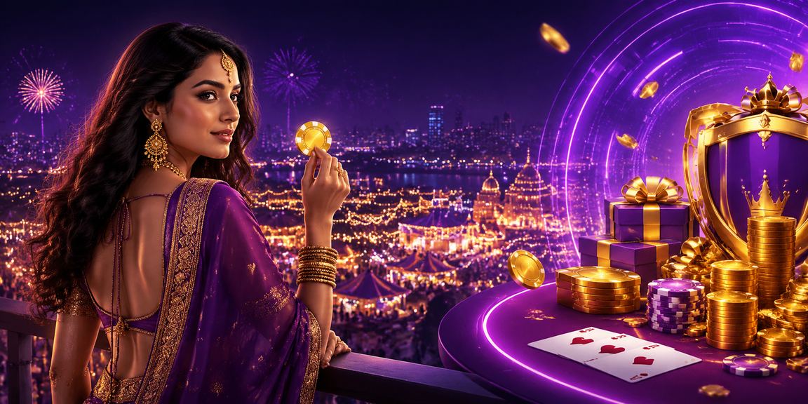 People playing Teen Patti card game in lively Indian night market